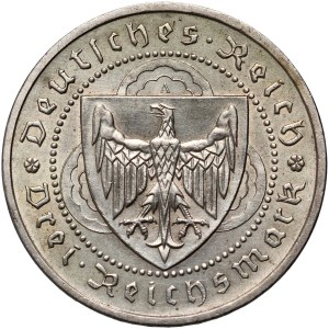 Germany, Weimar Republic, 3 Mark 1930 A, Berlin, Vogelweide