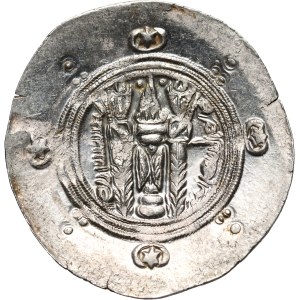 Arabowie-Sasanidzi, Tabaristan, hemidrachma 780-793, Tpurstan (Tapuria)