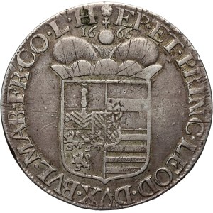 Belgium, Prince-bishopric of Liege, Maximilian Henry of Bavaria, patagon 1666