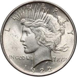 United States of America, Dollar 1922, Peace