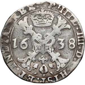 Spanish Netherlands, Brabant, Philip IV, Patagon 1638