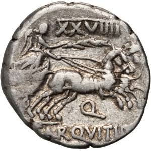 Roman Republic, C. Annius, C. Tarquitus 82-81 BC, Denarius, unspecified mint in Spain