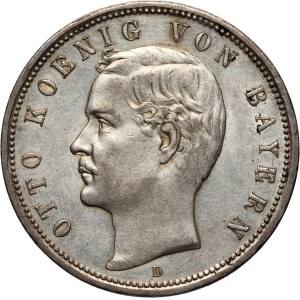 Germany, Bavaria, Otto, 5 Mark 1913 D, Munich