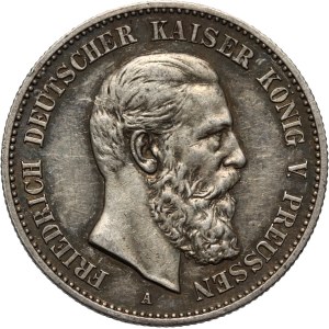 Germany, Prussia, Friedrich III, 2 Mark 1888 A, Berlin