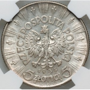 II RP, 5 złotych 1935, Warszawa, Józef Piłsudski