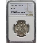 II RP, 5 złotych 1935, Warszawa, Józef Piłsudski