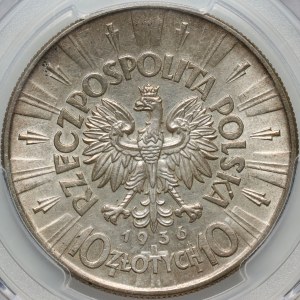 II RP, 10 zloty 1936, Varsavia, Józef Piłsudski
