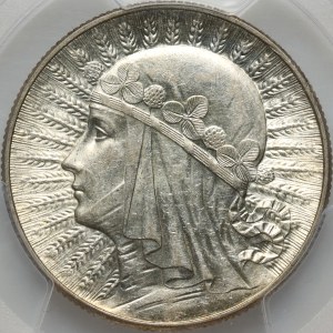 II RP, 5 złotych 1934, Warszawa, Głowa Kobiety