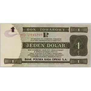 Volksrepublik Polen, 1-Dollar-Wechsel, Pekao, 1.10.1979, HD-Serie