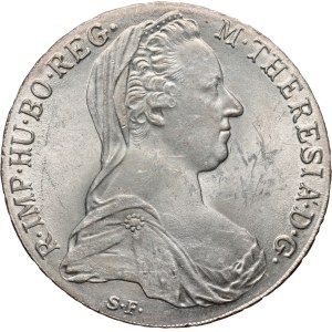 Austria, Maria Theresa, Thaler 1780, Restrike, rotated die error