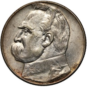 II RP, 10 Zloty 1934, Warschau, Józef Piłsudski, Strzelecki-Adler
