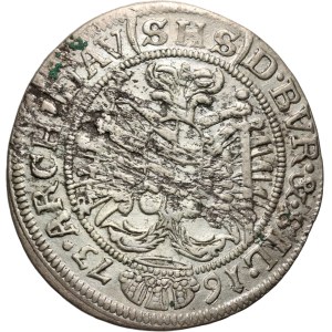Silesia, Leopold I, 6 krajcars 1673 SHS, Wrocław, ODWROTKA