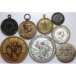 World, medal set, (8 pieces)