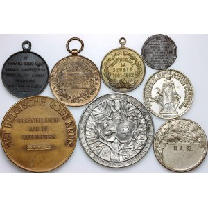 World, medal set, (8 pieces)