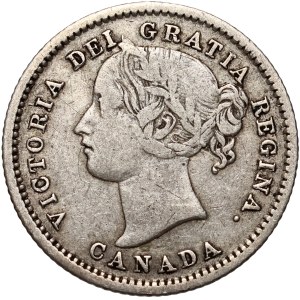 Canada, Victoria, 10 cents 1858