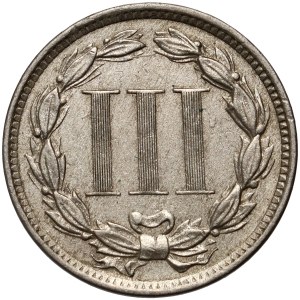 United States of America, 3 cents 1874, Philadelphia