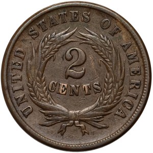United States of America, 2 cents 1864, Philadelphia, Union Shield
