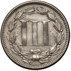 United States of America, 3 cents 1866, Philadelphia