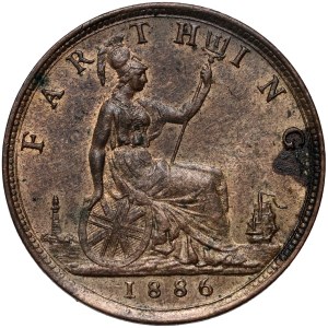 Vereinigtes Königreich, Victoria, farthing 1886