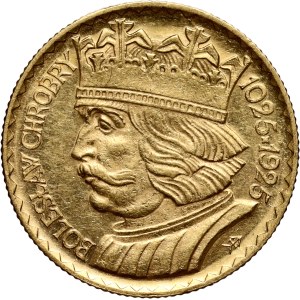 II RP, 10 zloty 1925, Warsaw, Bolesław Chrobry