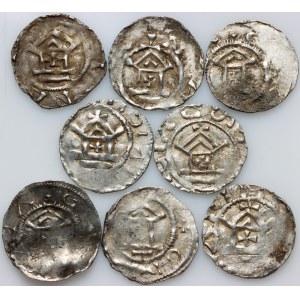 Germany, Otto and Adelaide 983-991, set of Denar, (8 pieces)