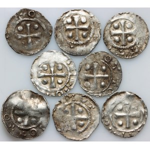 Germany, Otto and Adelaide 983-991, set of Denar, (8 pieces)