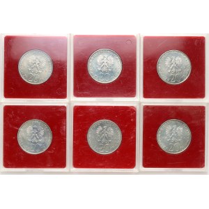 PRL, 20 zloty 1980, 1905 - Lodz, PRÓBA, copper-nickel, (6 pieces)