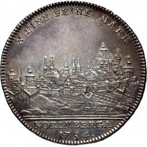 Germany, Nurnberg, Friedrich I, Thaler 1754 CGL