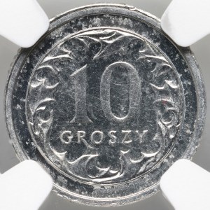 III RP, 10 groszy 2006, PRÓBA w aluminium, Warszawa