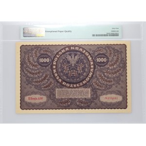 II RP, 1000 Polish marks 23.08.1919, II SERJA AW