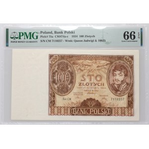 II RP, 100 złotych 1934, seria C.M.
