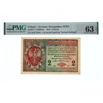 General Government, 2 Polish marks 9.12.1916, General, series B