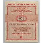 People's Republic of Poland, 50 cent commodity voucher, Pekao, 1.01.1960, Dc series