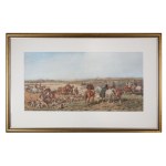 Juliusz Kossak (1824 Nowy Wiśnicz - 1899 Kraków) Hunting in the Podolia Governorate, 1874.