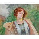 Jacek Malczewski (1854 Radom - 1929 Kraków) Portrait of Leontyna Gogulska, 1909-1911