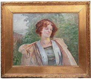 Jacek Malczewski (1854 Radom - 1929 Kraków), Portret Leontyny Gogulskiej, 1909-1911