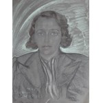 Stanisław Ignacy Witkiewicz (1885 Warszawa - 1939 Jeziory na Polesiu), Portret kobiecy, 1938 r.