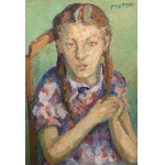 Mela Muter (1876 Warszawa - 1967 Paryż), Dziewczynka z warkoczykami