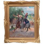 Wojciech Kossak (1856 Paris - 1942 Krakow), Drużbowie, 1934.