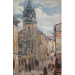 Erno Erb (1890 Lviv - 1943 there), Lviv. Cathedral of the Assumption of the Blessed Virgin Mary. View from Armenian Street