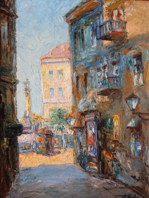 Erno Erb (1890 Lwów - 1943 tamże), Zaułek we Lwowie