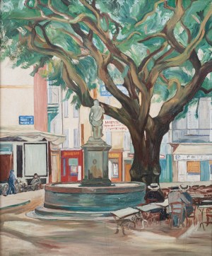 Szymon Mondzain (1888 Chełm - 1979 Paryż), La Fontaine a Sollies-Pont