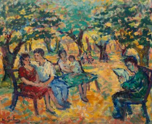 Nathan Gutman (1914 Warszawa - 1990 Paryż), W parku