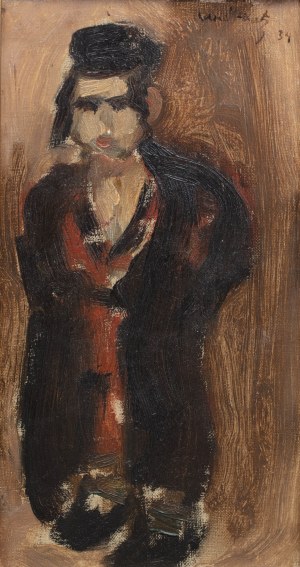 Emmanuel Katz (zw. Mané-Katz) (1894 Krzemieńczuk - 1962 Tel Awiw), Portet Żyda, 1934 .
