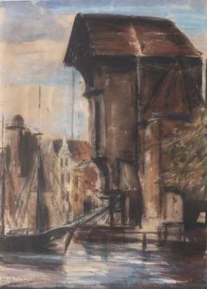 Stanisław Chlebowski (1890 Braniewo - 1969 Gdańsk), Żuraw w Gdańsku