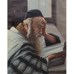 Konstanty Shevchenko (1910 Varsavia-1991 lì), rabbino con Talmud