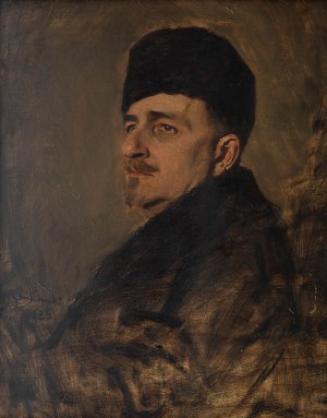 Bolesław Szańkowski (1873 Pogwizdowo - 1953 Fischbachau/Bawaria), Portret mężczyzny, 1925 r.