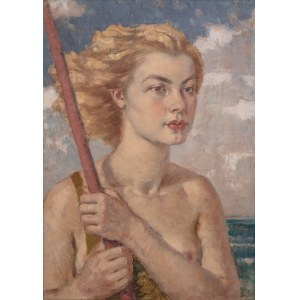 Albert Lipczinski (1876 Lebork - 1974 Sopot), Portrait of a woman