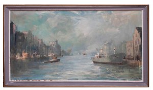 Marian Mokwa (1889 Malary - 1987 Sopot), Nad Motławą w Gdańsku