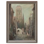 Marian Mokwa (1889 Malary - 1987 Sopot), Gdańsk. Kościół Mariacki, przed 1975 r.